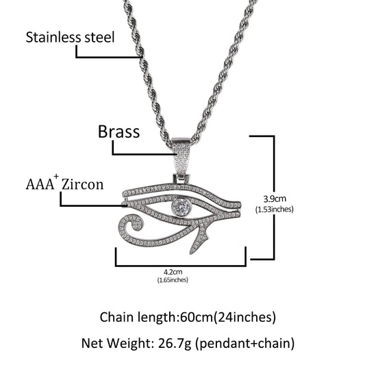 Ancient Egypt-Inspired Necklace – Eye of Horus Pendant Jewelry